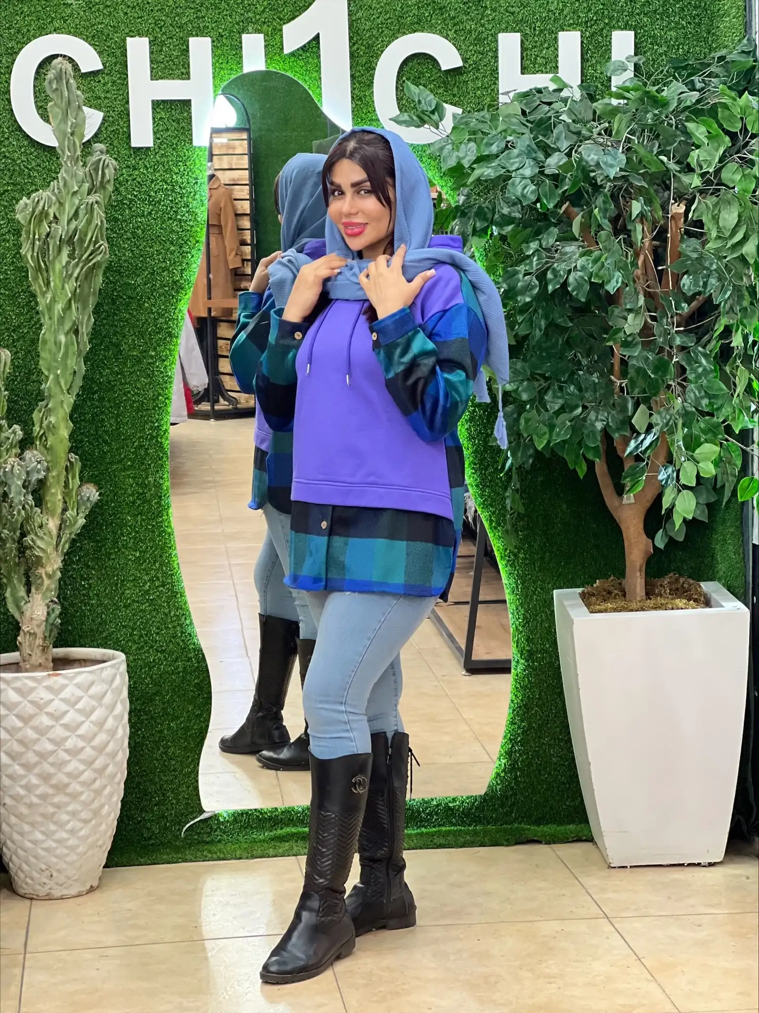 هودی چهارخونه اسپان 1082