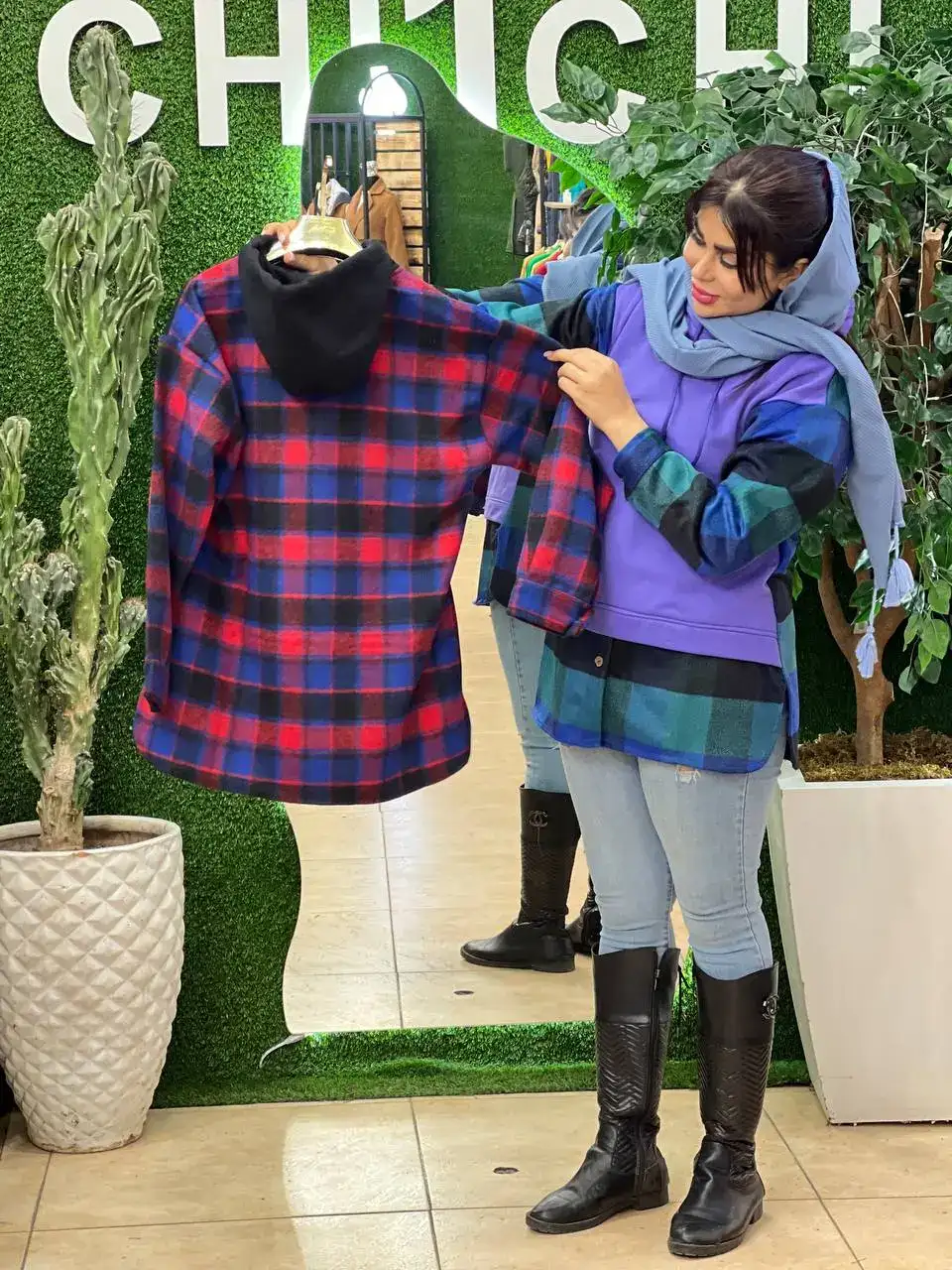 هودی چهارخونه اسپان 1082